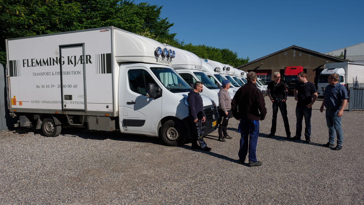 Flemming Kjær Transport Kurerkørsel på Djursland